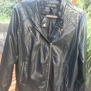 Lane Bryant faux leather moto jacket